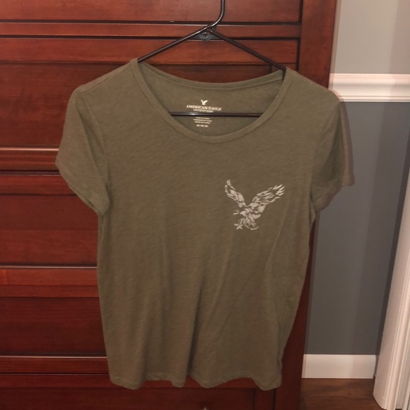 American Eagle Outfitters Tops - Olive colored shirt from AE. Never worn!